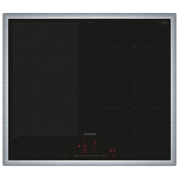 Siemens EX645HEC1E Induktionskochfeld Edelstahl 60cm autark Siemens EX645HEC1E Induktionskochfeld Edelstahl 60cm autark