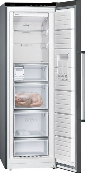 Siemens GS36NAXEP Gefrierschrank Black Stainless SteelEdelstahltür EEK:E Siemens GS36NAXEP Gefrierschrank Black Stainless SteelEdelstahltür EEK:E