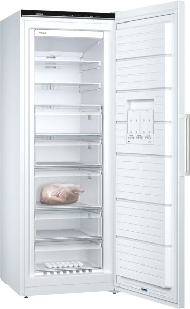 Siemens GS58NDWDP Gefrierschrank iQ500 weiß 70cm EEK:D Siemens GS58NDWDP Gefrierschrank iQ500 weiß 70cm EEK:D