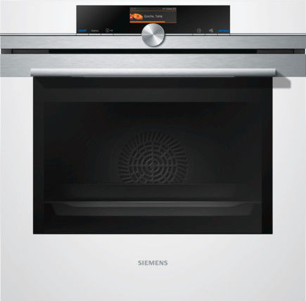 Siemens HB676G0W1 Einbau-Backofen weiß pyro EEK:A