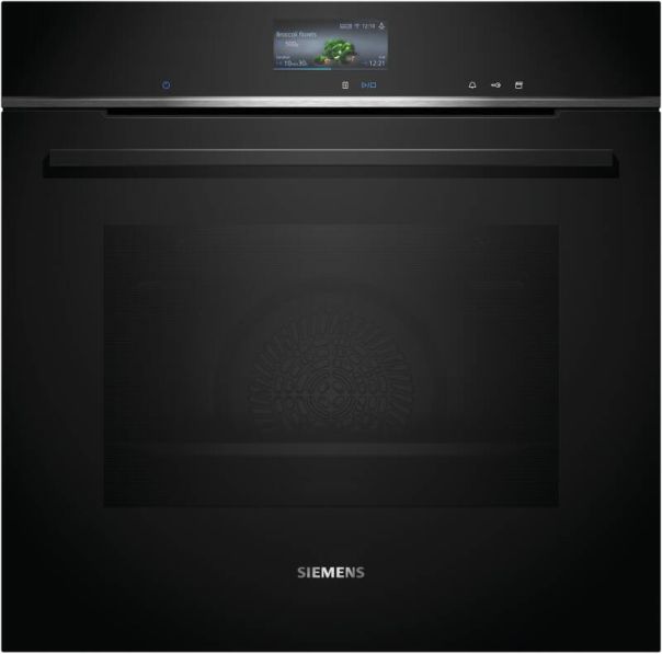 Siemens HR776G1B1 Einbau-Backofen mit Dampf schwarz EEK:A+