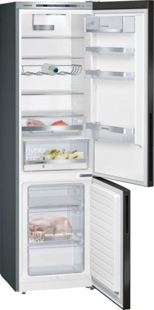 Siemens KG39E8XBA Kühl-Gefrierkombination Blacksteel EEK:B