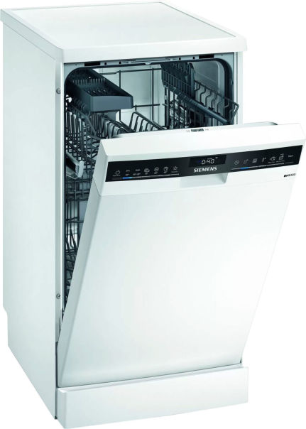 Siemens SR23HW64KE Standgeschirrspüler weiß EEK:E
