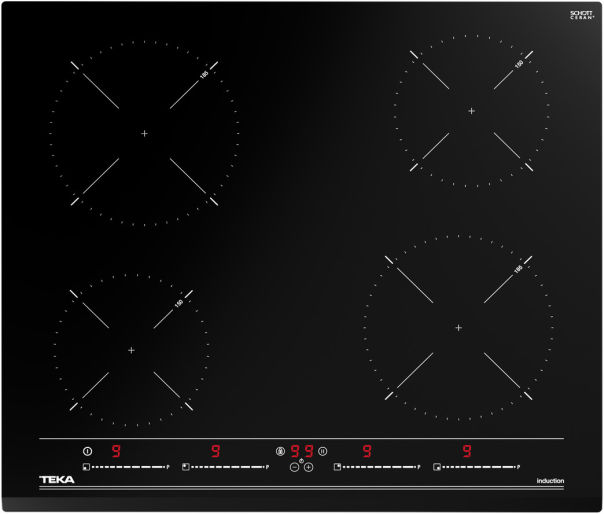 Teka IZC 64010 BK MSS Induktionskochfeld  Facette 60cm autark