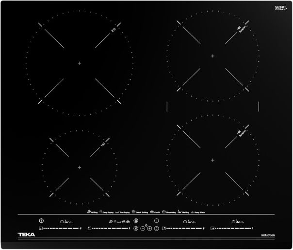 Teka IZC 64630 BK MST Induktionskochfeld Facette 60cm autark