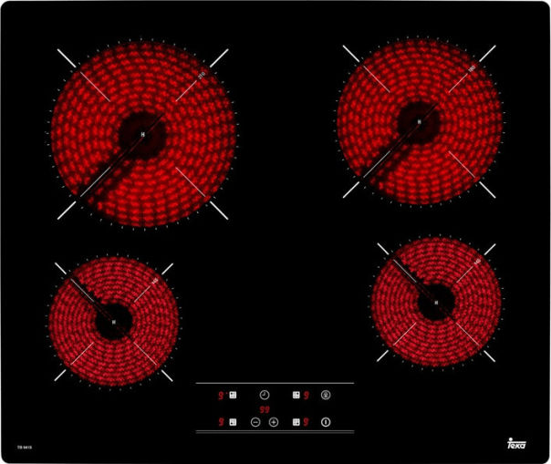 Teka TB 6415 Glaskeramik-Kochfeld rahmenlos autark 60cm