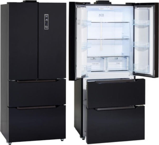 Wolkenstein WFD410A++NF BG Side by Side Glas schwarz EEK:E Wolkenstein WFD410A++NF BG Side by Side Glas schwarz EEK:E