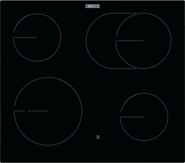 Zanussi ZHDN670K Glaskeramikkochfeld herdgebunden 60cm