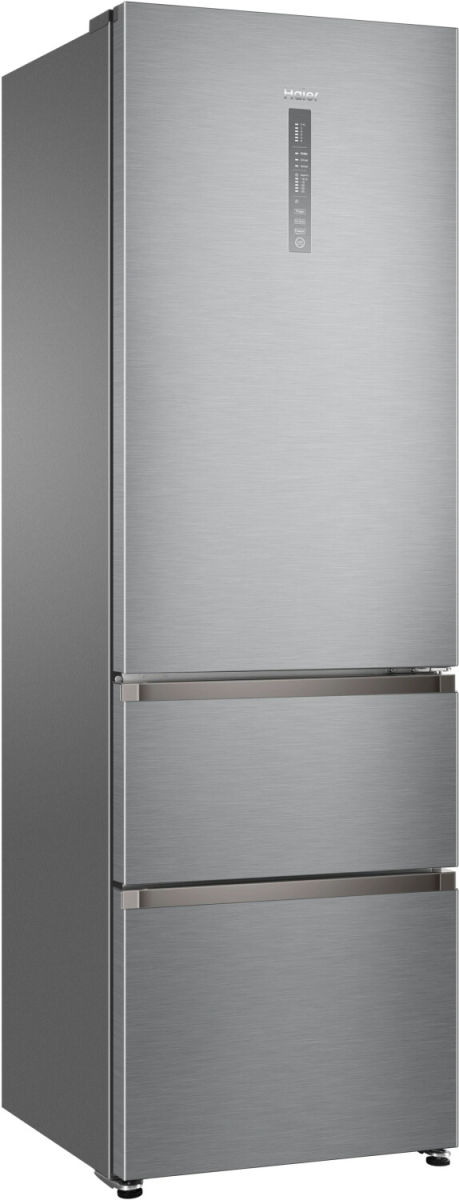 Haier HTR5619ENMG Kühlgefrierkombination silber EEK:E