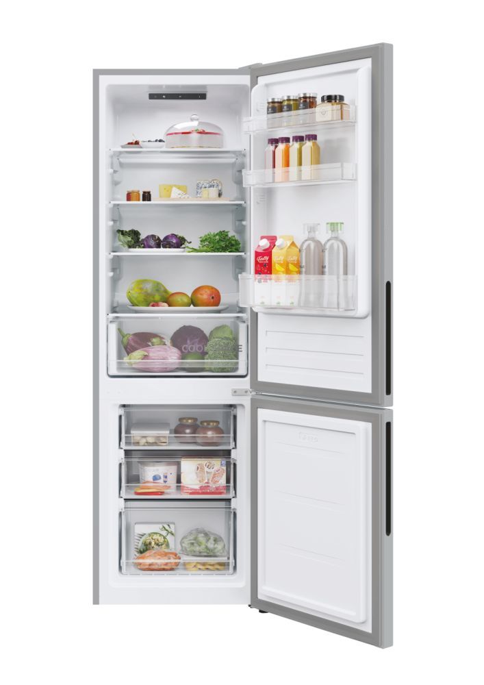 Hoover HOCT3L517ES Kühl-Gefrierkombination silber EEK:F