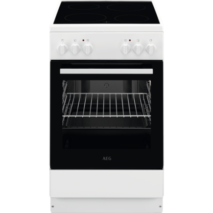 AEG CCB50080BW Standherd Glaskeramik weiß 50cm EEK:A