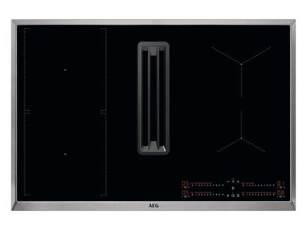 AEG CCE84543XB Induktion Muldenlüfter Umluft 80cm EEK:A+