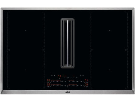 AEG CCE84751XB Induktion Muldenlüfter Umluft 80cm EEK:A+