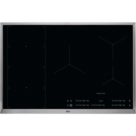 AEG IKE85471XB Induktionskochfeld Edelstahl Flexibridge 80cm autark