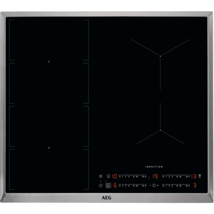 AEG IKS6447BXB Induktionskochfeld Flexibridge Edelstahl 60cm autark