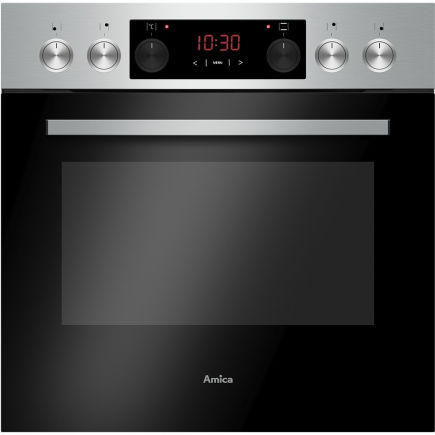 Amica EH 923 600 E Einbau-Herd Edelstahl SteamClean EEK:A