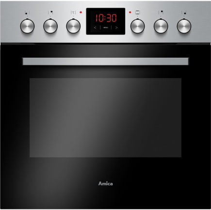 Amica EH 923 610 E Einbau-Herd Edelstahl SteamClean EEK:A