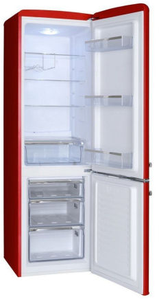 Amica KGCR 387 102 R Kühlgefrierkombi Chili Red 181cm EEK:C