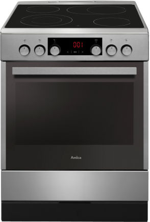 Amica SHC 914 100 E Standherd Glaskeramik Edelstahl EEK:A