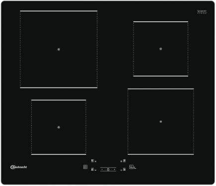 Bauknecht BQ 5160S AL Induktionskochfeld Edelstahl autark 60cm