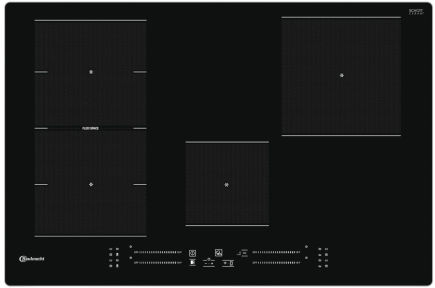 Bauknecht BS 2977F AL Induktionskochfeld FlexiSpace Alurahmen 77cm autark