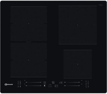 Bauknecht BS 3960F AL Induktionskochfeld FlexiSpace Alurahmen autark 60cm