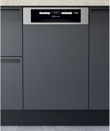 Bauknecht BSBO 3O21 PF X Einbau-Geschirrspüler integrierbar Edelstahl EEK:E