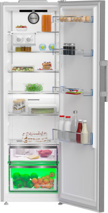 Beko B3RMLNE444HXB Kühlschrank silber EEK:E