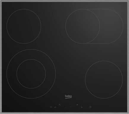 Beko BBSM12320X Backofen-Set Glaskeramik Edelstahl 60cm EEK:A