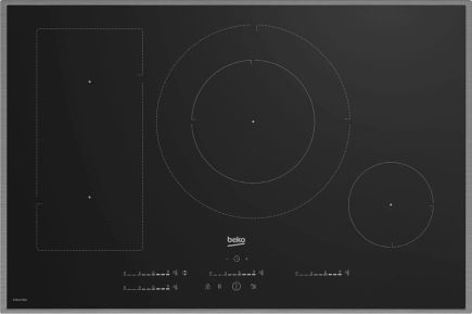 Beko HII 84700 UFTX Induktionskochfeld Edelstahl 80cm autark