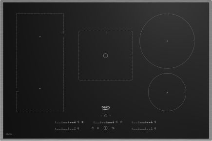 Beko HII 85770 UFTX Induktionskochfeld Edelstahl 80cm autark
