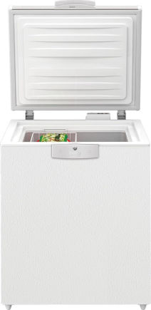 Beko HSM14550 Gefriertruhe 148L weiß EEK:D