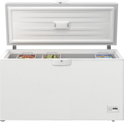 Beko HSM46740 Gefriertruhe 451L weiß EEK:E