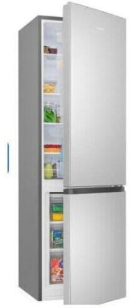 Bomann KG 7353 IX Kühlgefrierkombi edelstahloptik 180cm EEK:C
