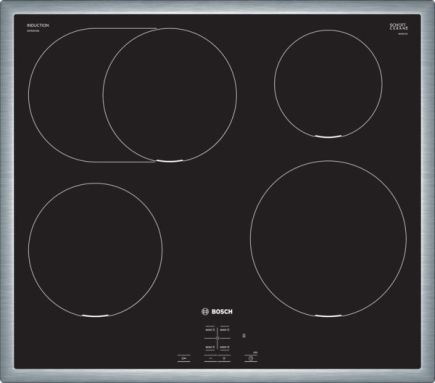 Bosch NIF645CB5E Induktionskochfeld Edelstahl herdgebunden 60cm