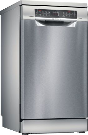 Bosch SPS6YMI17E Standgeschirrspüler Silver Inox 45cm EEK:B
