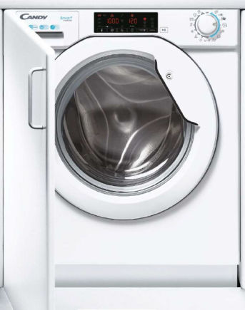 Candy CBW 48TWME-S Einbau-Waschmaschine weiß 8kg EEK:A