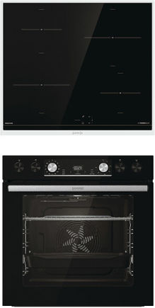 Gorenje Black Set 4 Induktion Backofenset Induktion schwarz EEKA