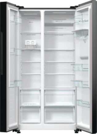 Gorenje NRR9185EABXLWD Side by Side Edelstahl schwarz EEK:E