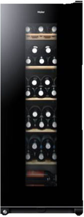 Haier WS59GAE Weinklimaschrank schwarz 59 Flaschen EEK:G