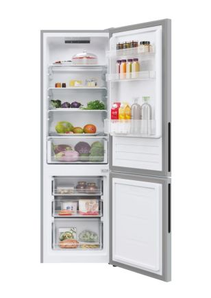 Hoover HOCT3L517ES Kühl-Gefrierkombination silber EEK:F