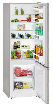 Liebherr CUel 2831 Kühl-Gefrierkombination silber EEK:F