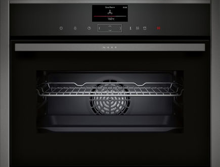Neff C17FS22G0 Kompakt Dampfbackofen schwarz EEK:A+