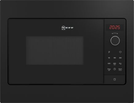 Neff HLAWG25S3 Einbau-Mikrowelle schwarz 38cm 