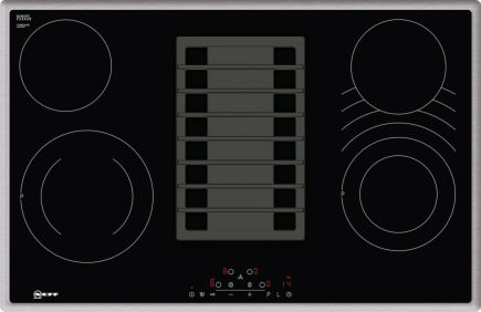 Neff T18BD3AN0 Glaskeramik Muldenlüfter Edelstahl 80cm EEK:A