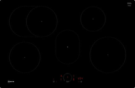 Neff T58PHF1L0 Induktionskochfeld flächenbündig 80cm autark