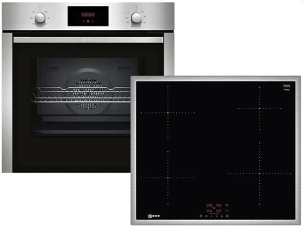 Neff XB36I Backofen-Set Induktion Edelstahl 60cm EEK:A