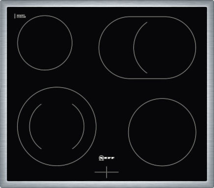 Neff XE3 HErdset Glaskeramik Edelstahl EEK:A