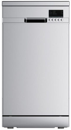PKM DW9A++5 SI Standgeschirrspüler silber EEK:E 