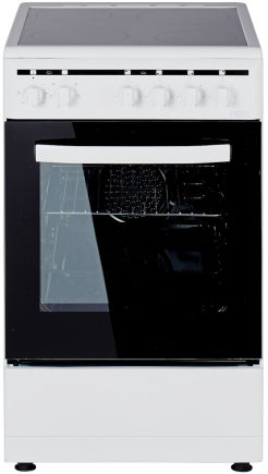 PKM EH4-50 GK5 Standherd Glaskeramik weiß EEK:A